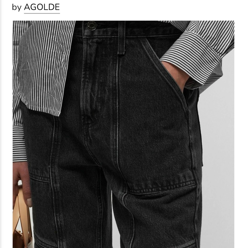 Agolde Charcoal Denim pants jeans